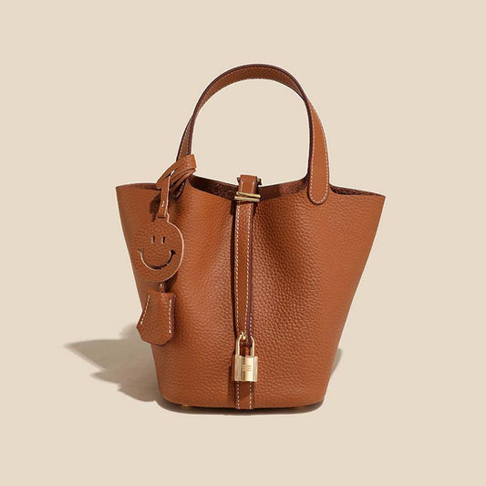 Mini Bucket Leather Bag