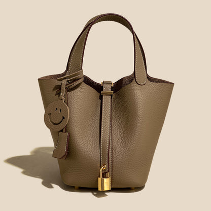 Mini Bucket Leather Bag