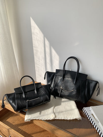 The C-Phantom-Inspired Vegetable-Tanned Leather Handbag