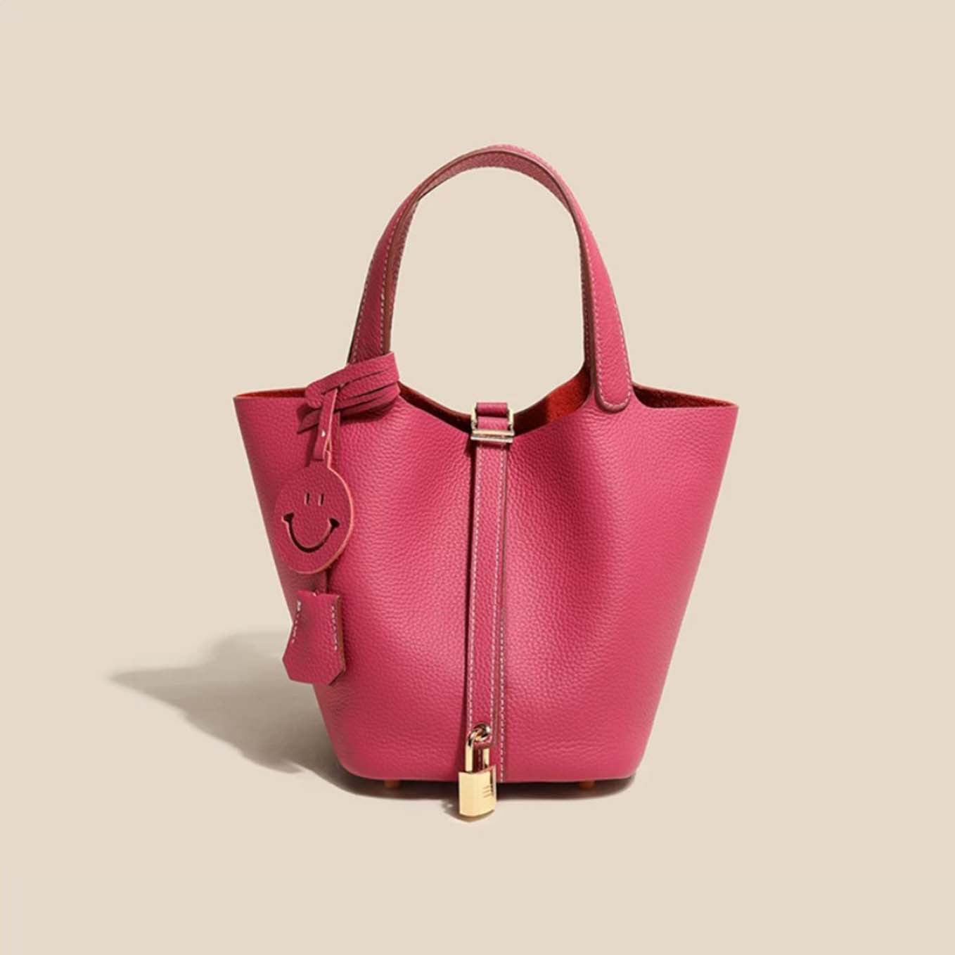 Mini Bucket Leather Bag