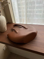 Alger Inspired Structured Leather Tote Bag