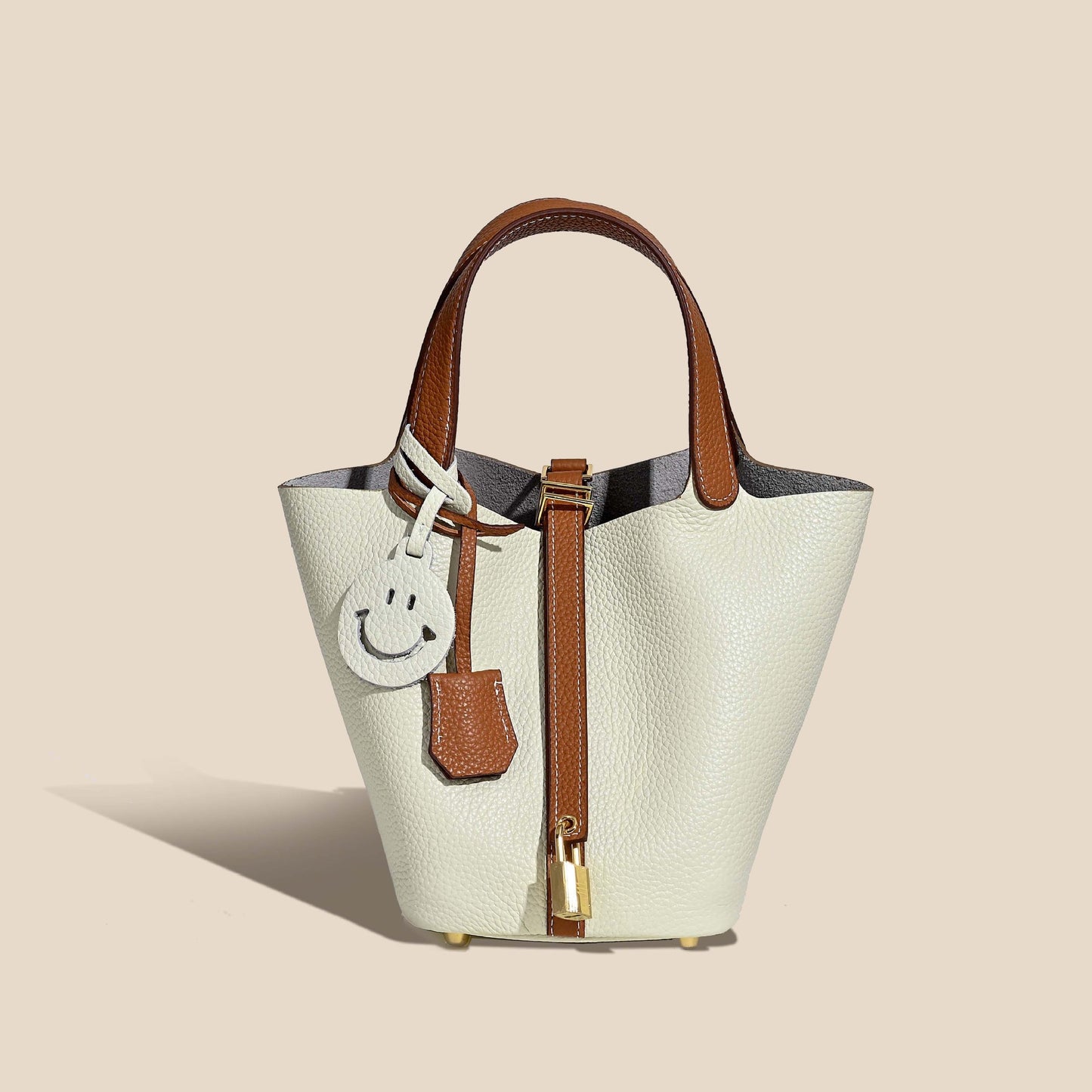 Mini Bucket Leather Bag