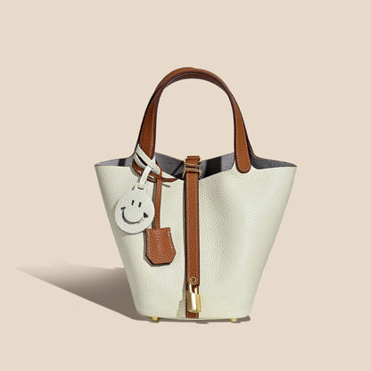 Mini Bucket Leather Bag