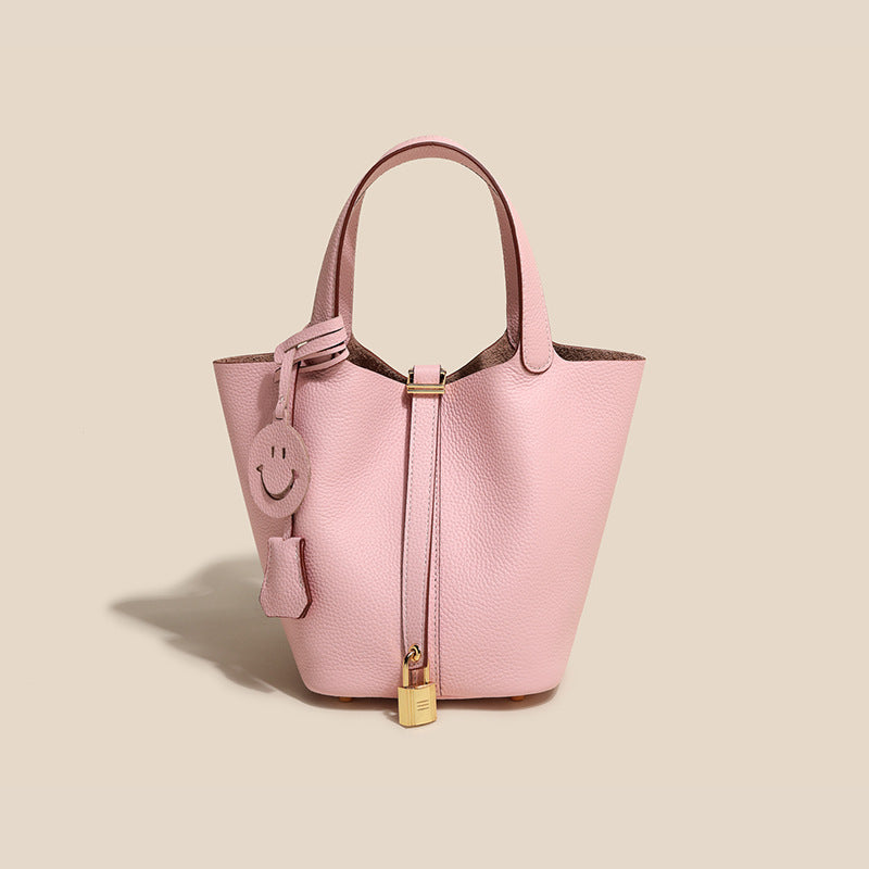 Mini Bucket Leather Bag