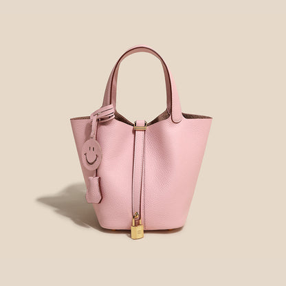 Mini Bucket Leather Bag