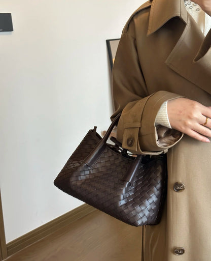 Die „Row-Margaux-inspirierte“ luxuriöse Leder-Tragetasche