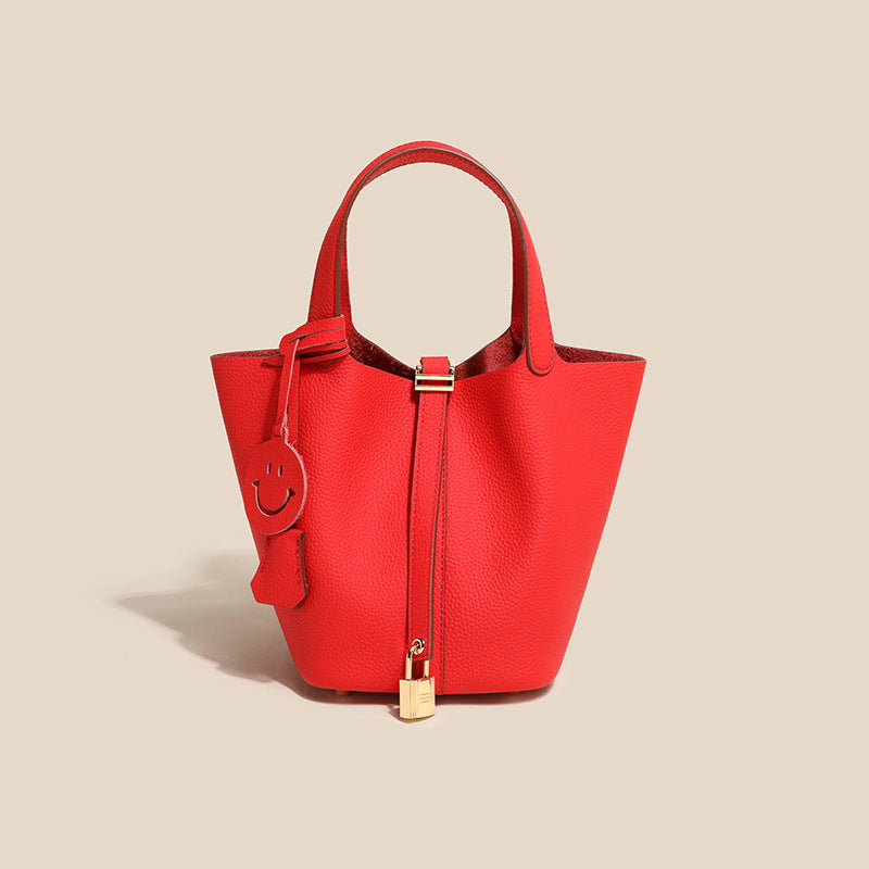 Mini Bucket Leather Bag