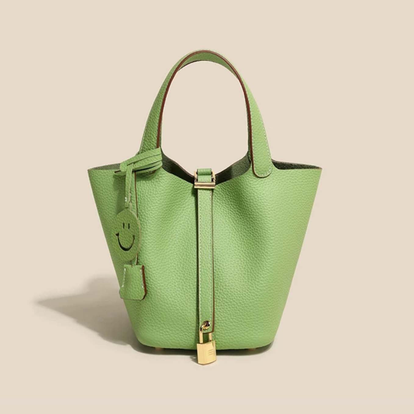Mini Bucket Leather Bag