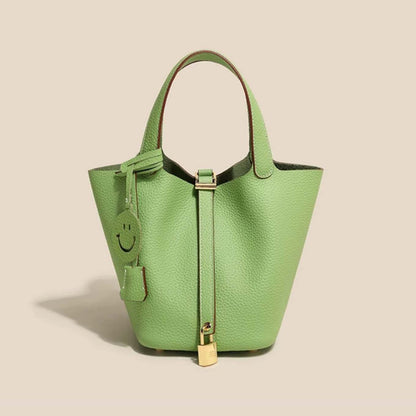 Mini Bucket Leather Bag