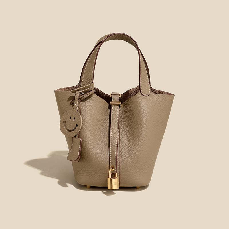 Mini Bucket Leather Bag