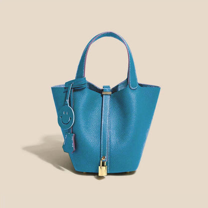 Mini Bucket Leather Bag