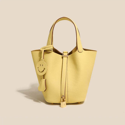 Mini Bucket Leather Bag