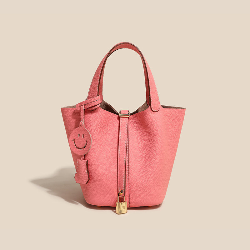 Mini Bucket Leather Bag