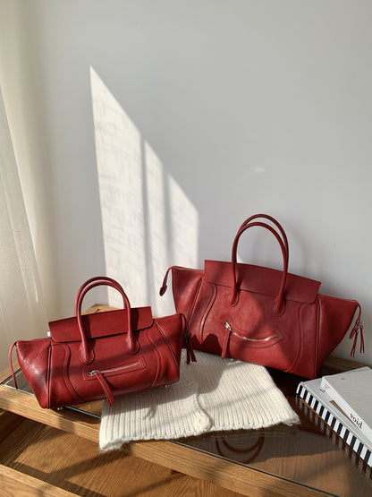 The C-Phantom-Inspired Vegetable-Tanned Leather Handbag