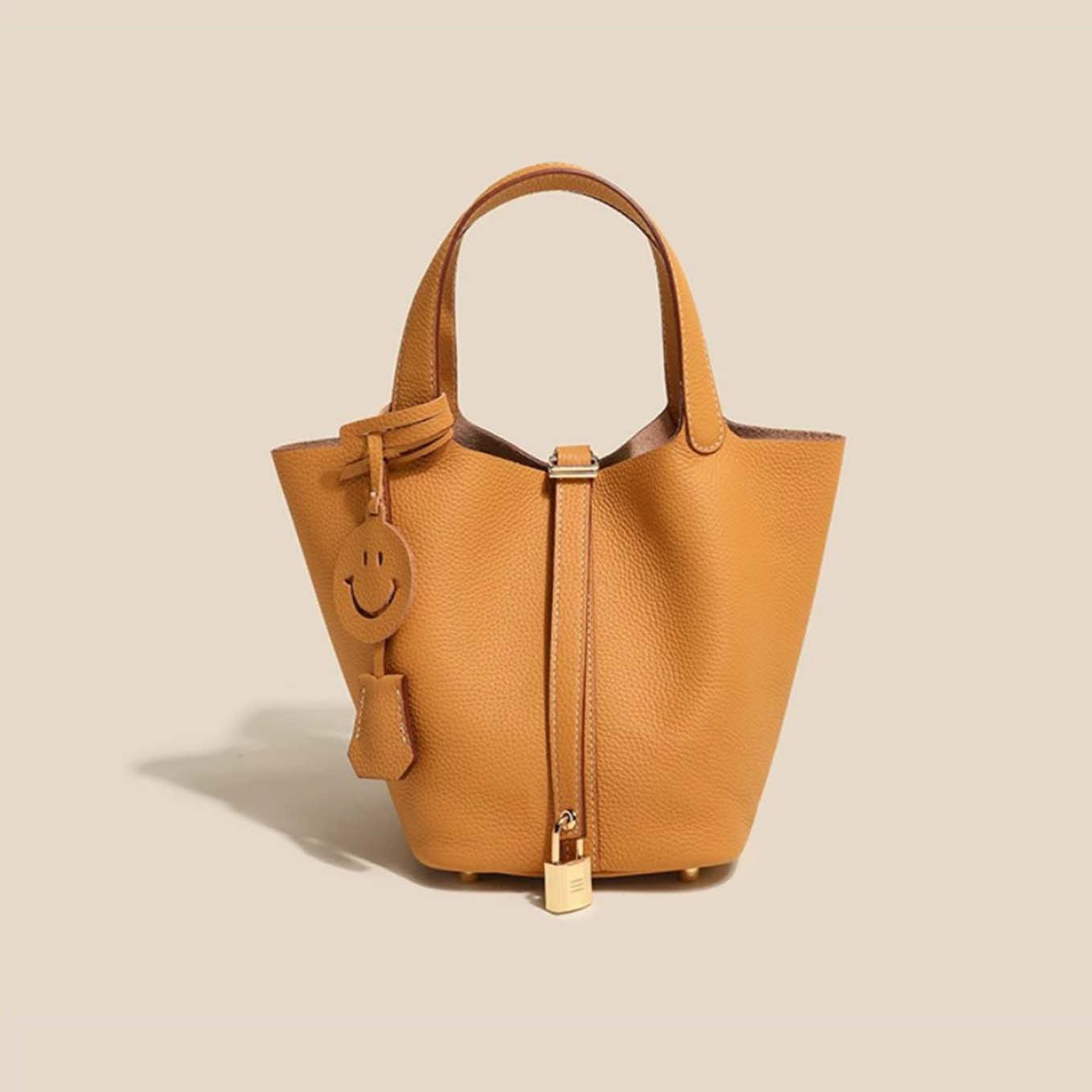 Mini Bucket Leather Bag