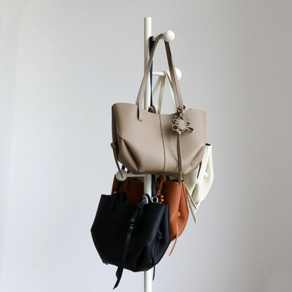 Luxurious Textured Leather Shoulder Bag