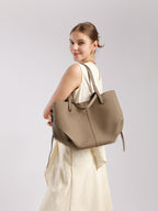 Luxurious Textured Leather Shoulder Bag