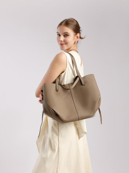 Luxurious Textured Leather Shoulder Bag