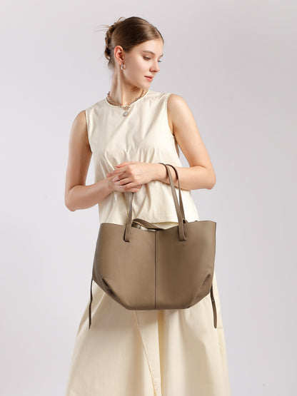 Luxurious Textured Leather Shoulder Bag