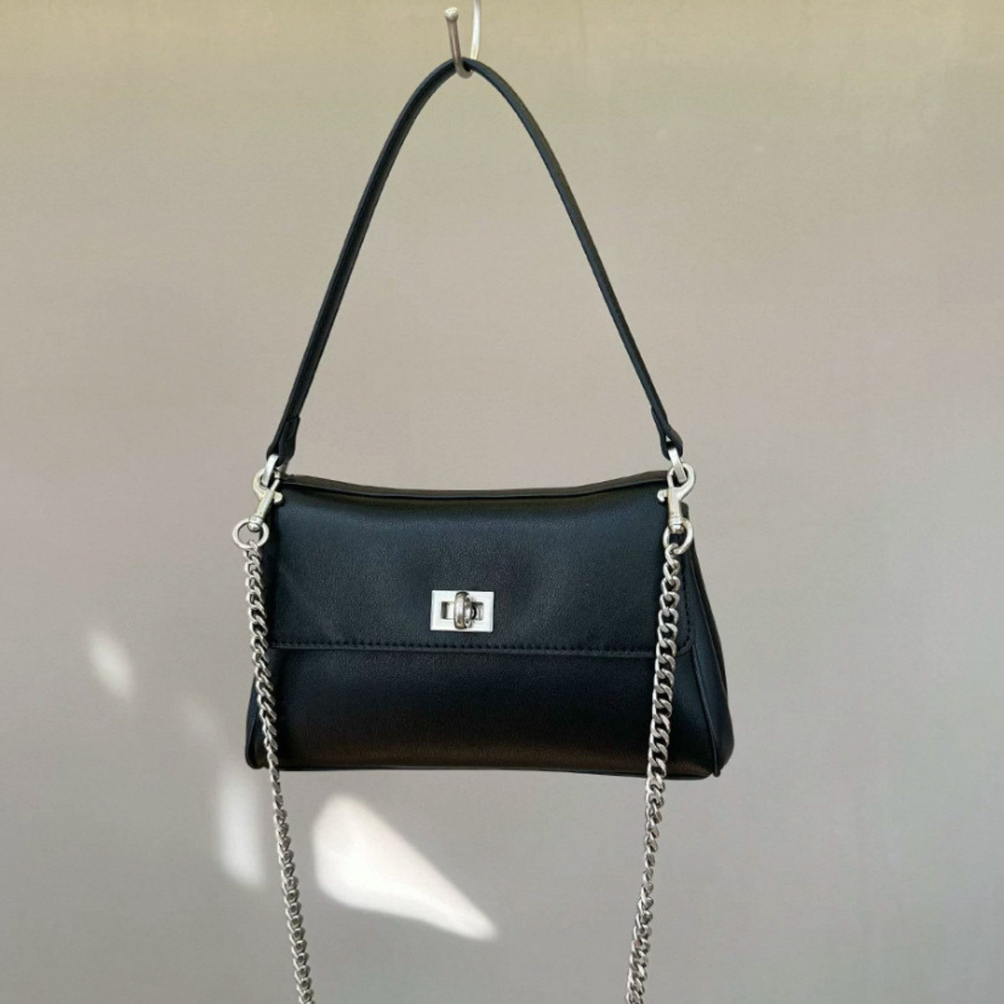 Bolso de mano de piel inspirado en BALENCIAGA-RODEO para mujer