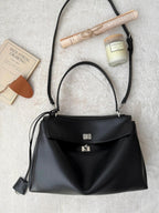 Bolso de mano de piel inspirado en BALENCIAGA-RODEO para mujer