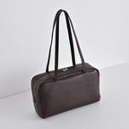 Astra Bowling Minimalist Leather Shoulder Bag