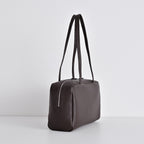Astra Bowling Minimalist Leather Shoulder Bag