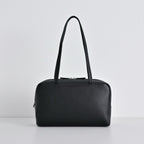 Astra Bowling Minimalist Leather Shoulder Bag
