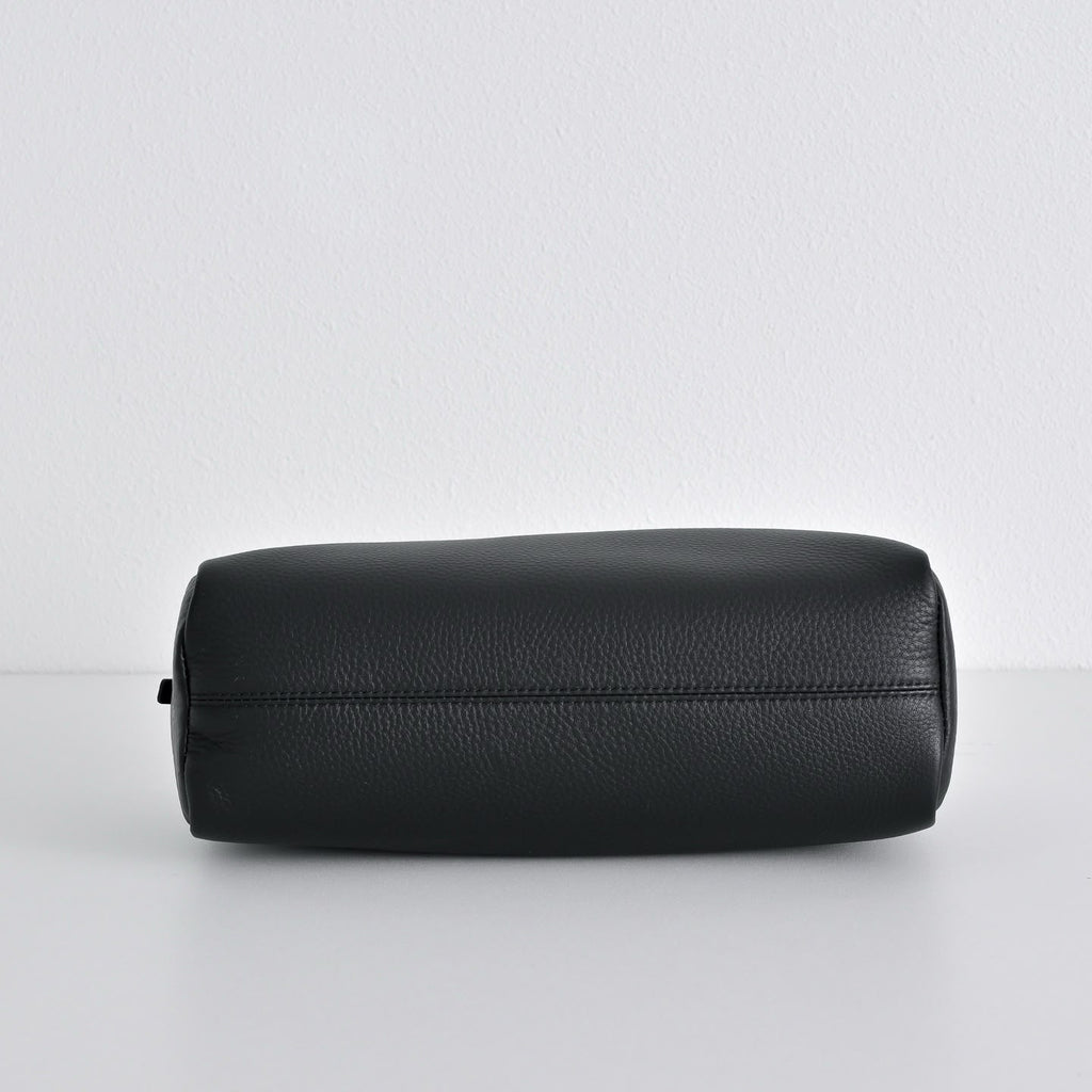 Astra Bowling Minimalist Leather Shoulder Bag
