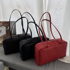 Astra Bowling Minimalist Leather Shoulder Bag