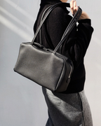 Astra Bowling Minimalist Leather Shoulder Bag