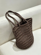 Estelle Woven Raffia Tote Bag