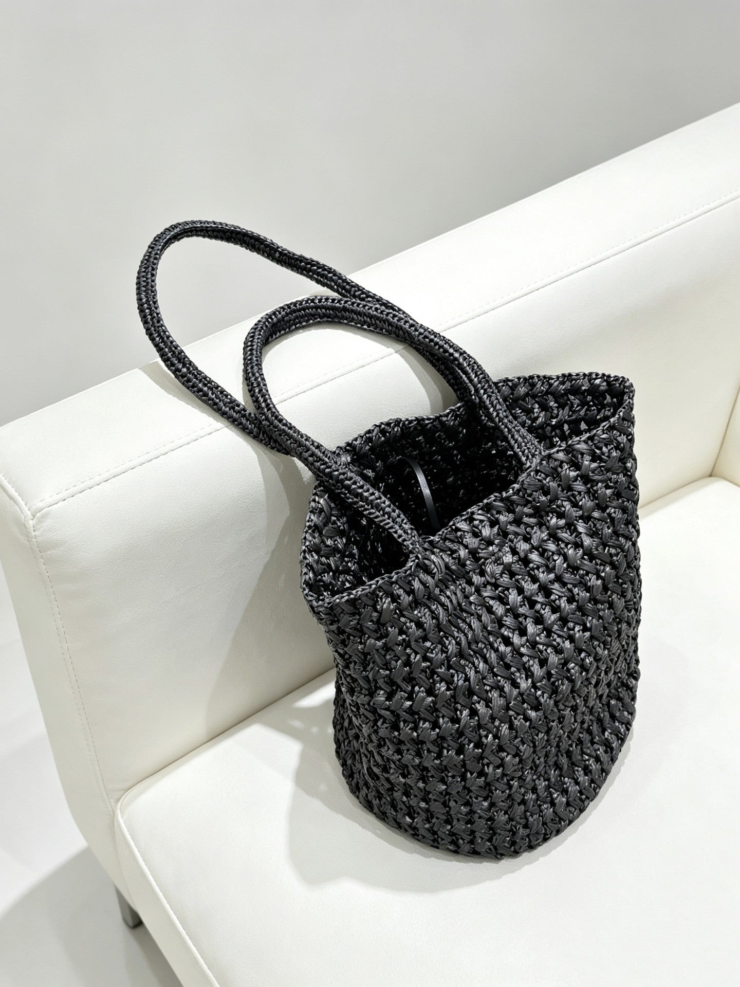 Estelle Woven Raffia Tote Bag