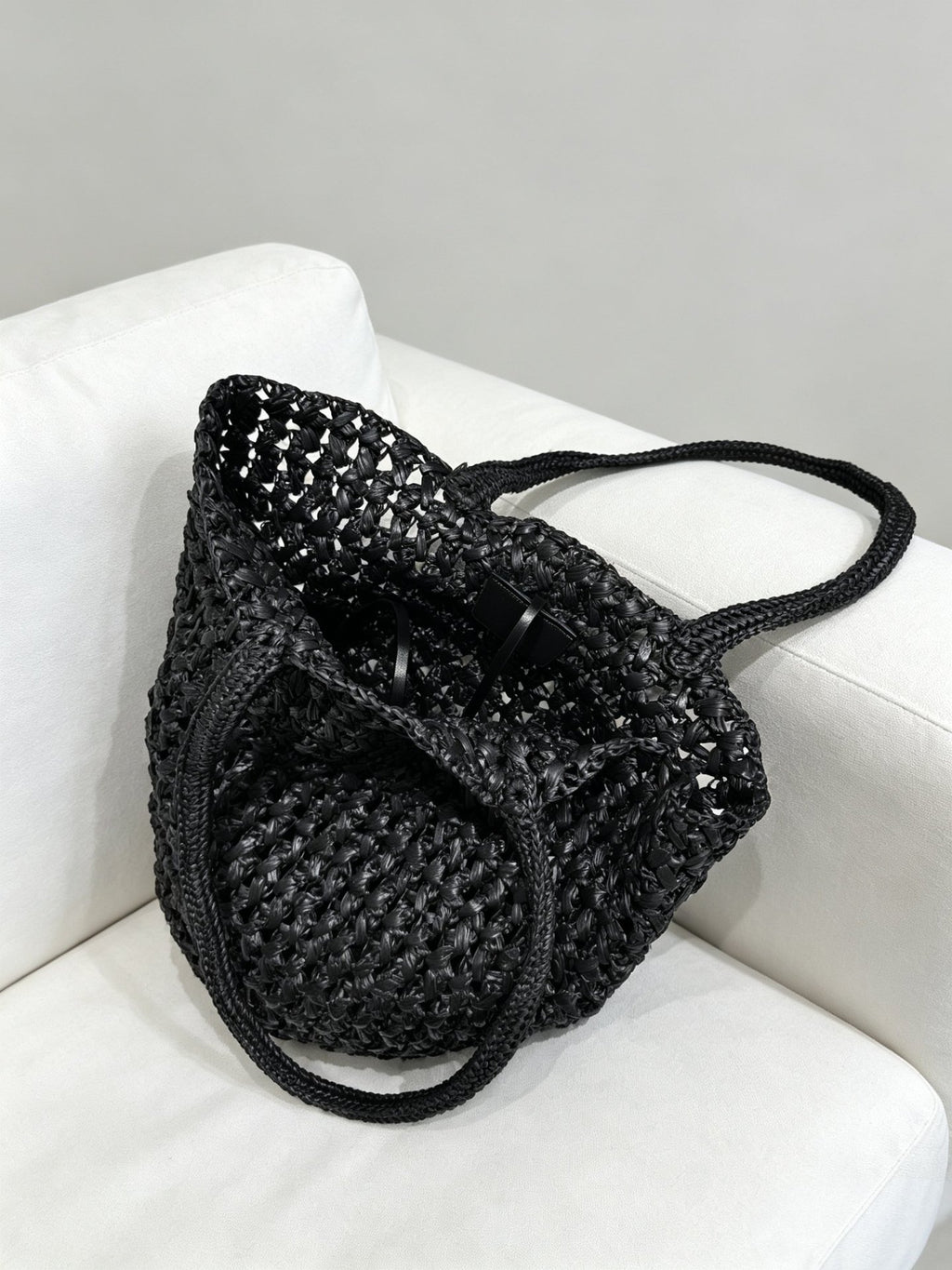 Estelle Woven Raffia Tote Bag