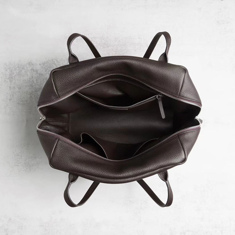 Henri Minimalist Leather Tote Bag