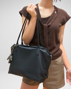 Henri Minimalist Leather Tote Bag