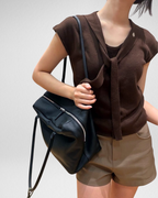 Henri Minimalist Leather Tote Bag