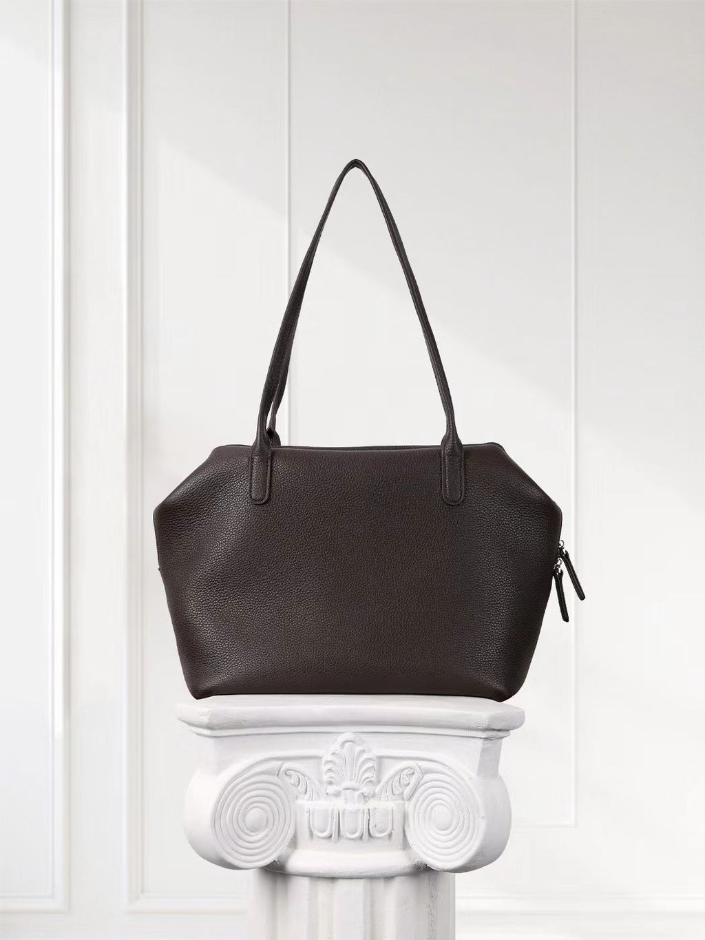 Henri Minimalist Leather Tote Bag