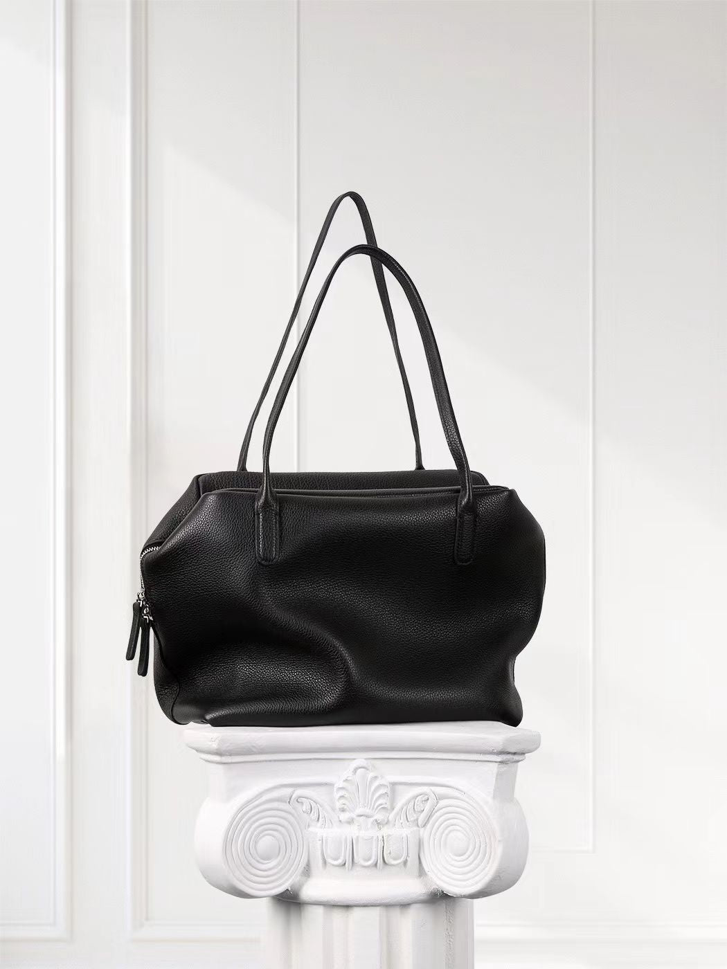 Henri Minimalist Leather Tote Bag
