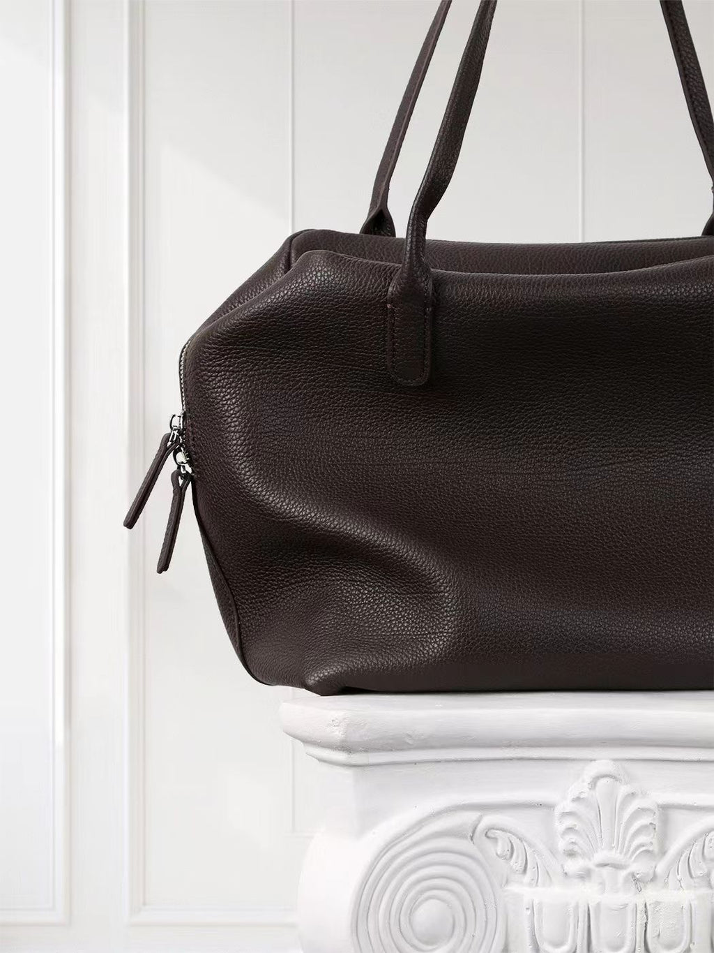 Henri Minimalist Leather Tote Bag