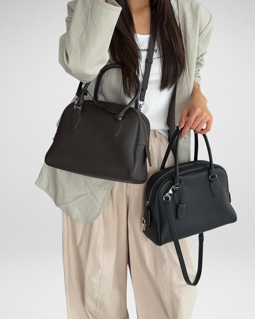India-Inspired Hobo Leather Bag