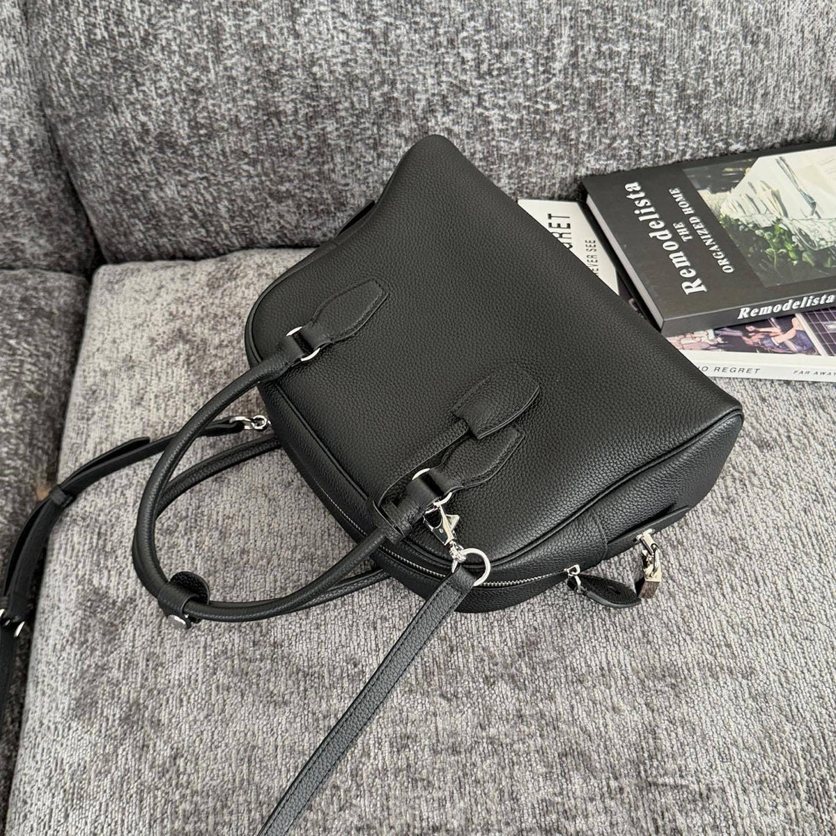 India-Inspired Hobo Leather Bag