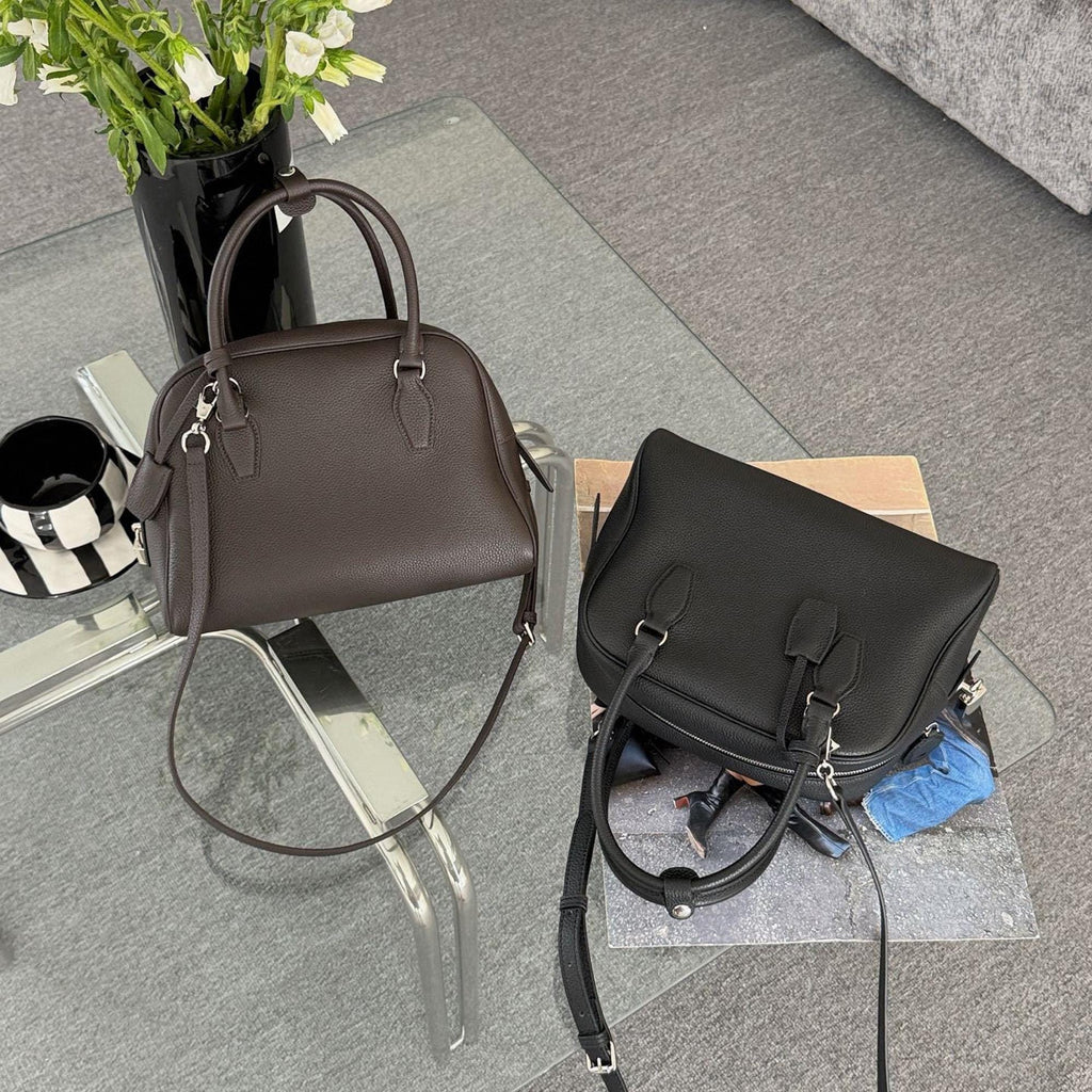 India-Inspired Hobo Leather Bag