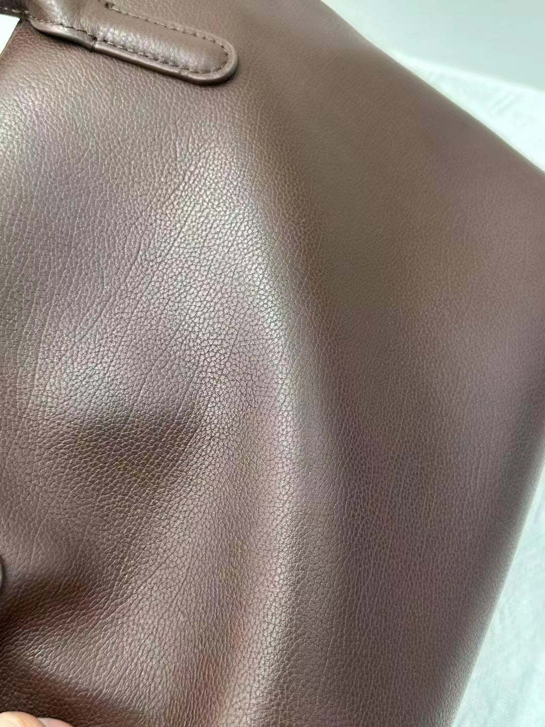 Minimalist Henri Inspired Soft‑Grain Leather Tote Bag