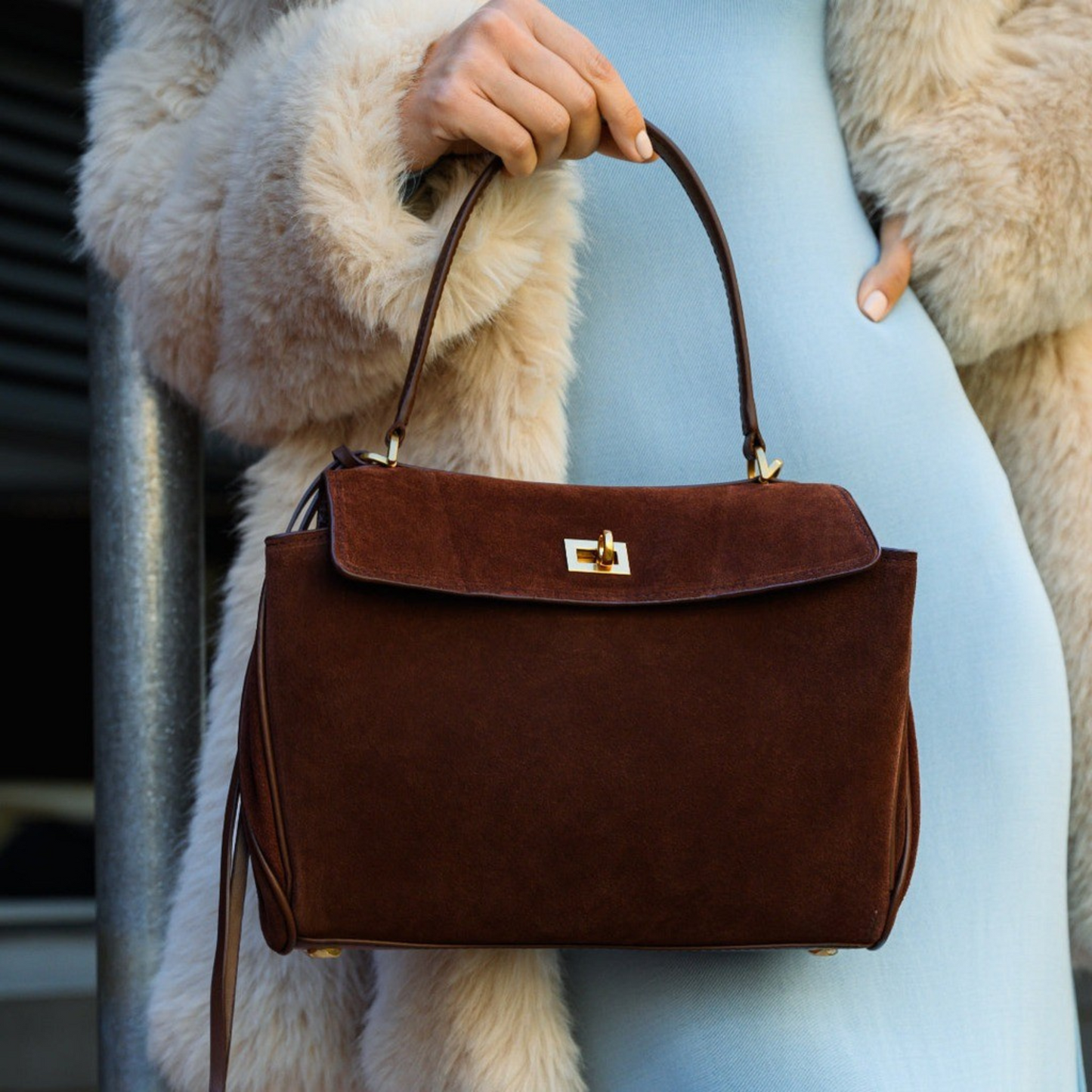 Minimalist Luxurious Soft Leather Handbag