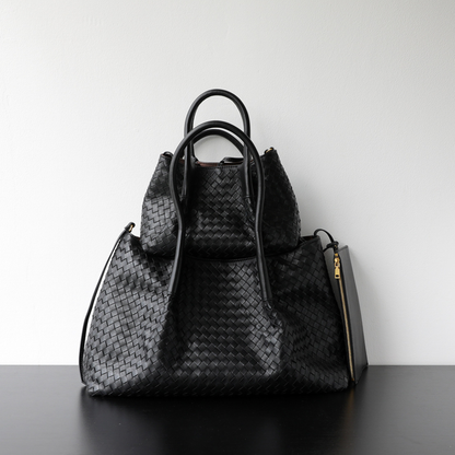 Die „Row-Margaux-inspirierte“ luxuriöse Leder-Tragetasche