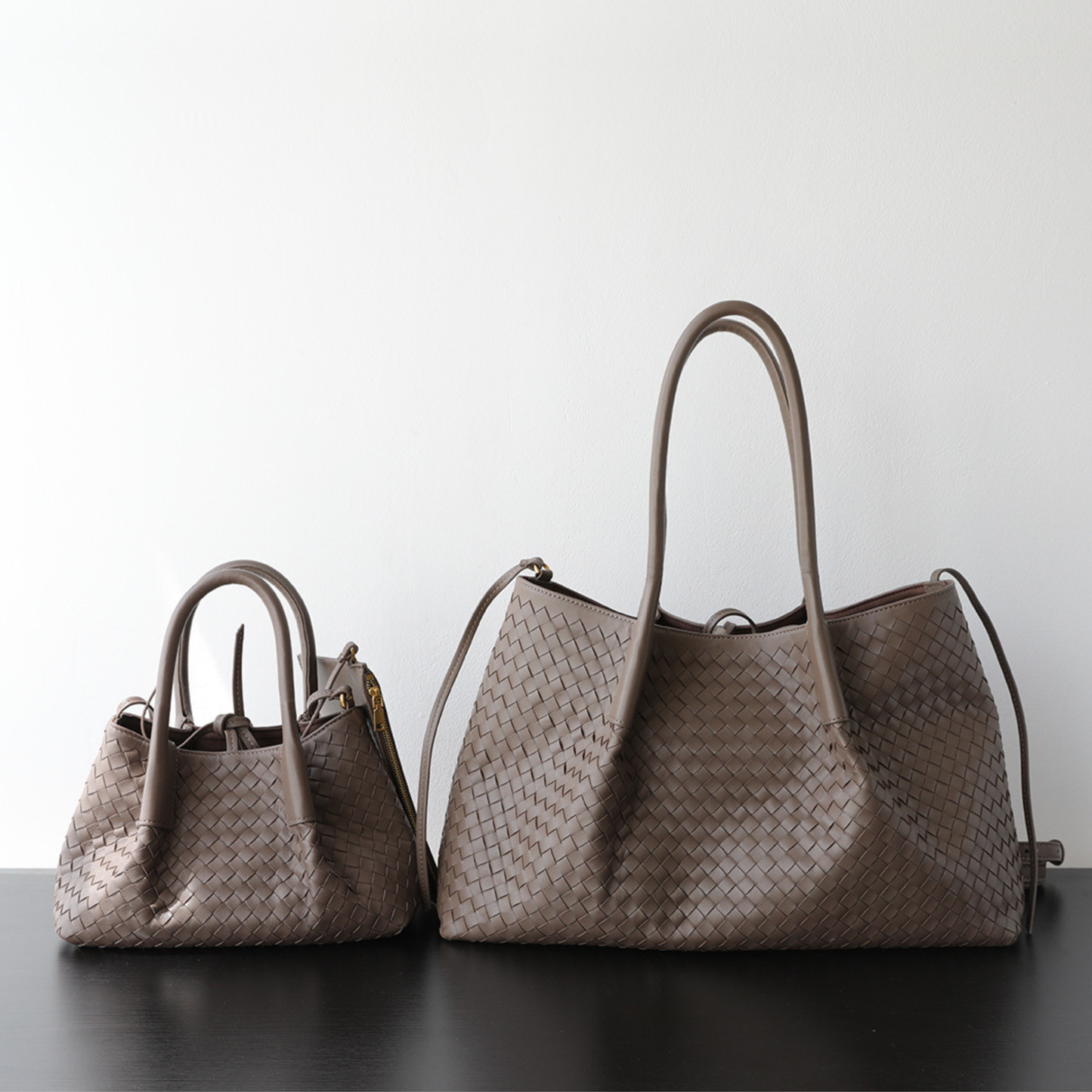 Die „Row-Margaux-inspirierte“ luxuriöse Leder-Tragetasche