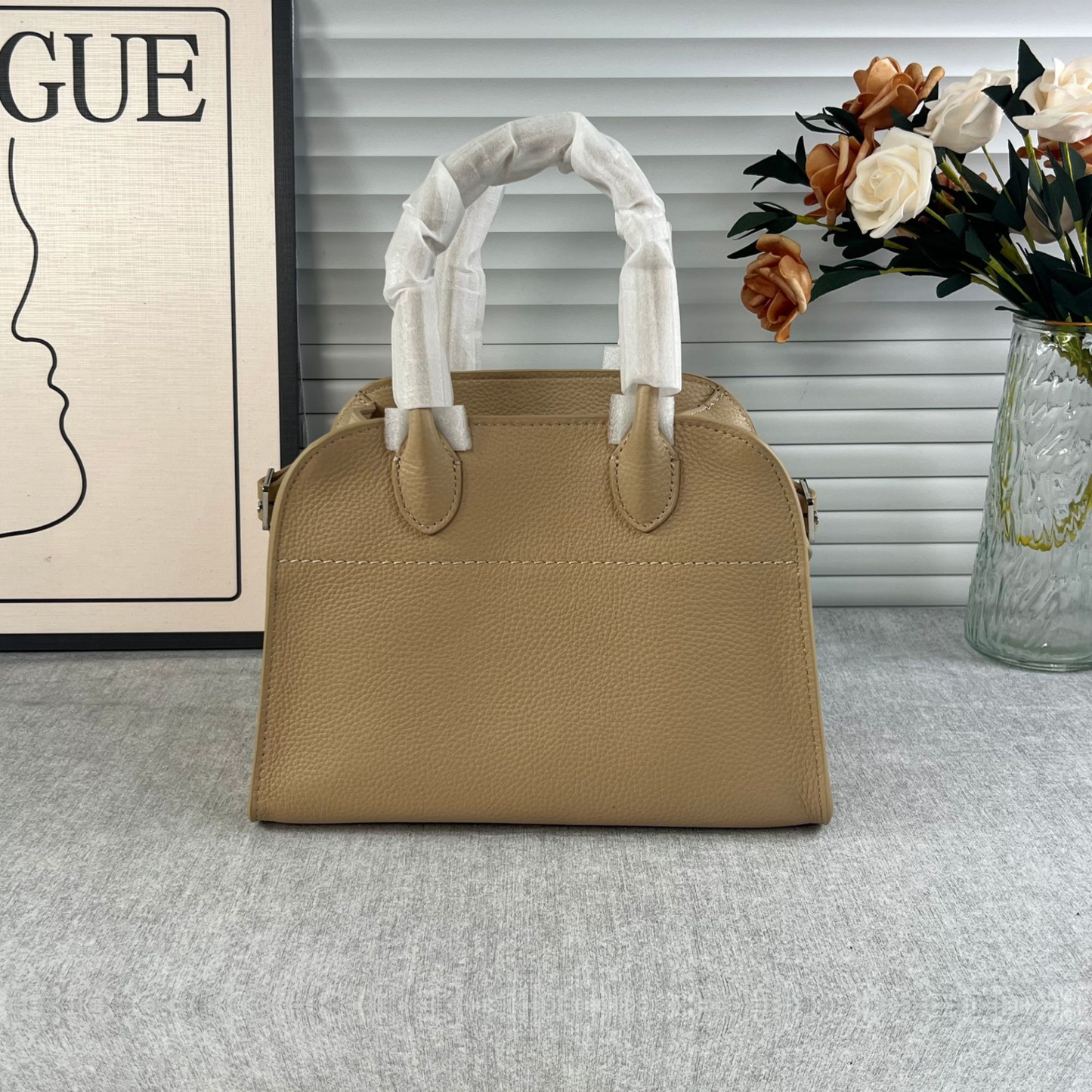 Luxurious Top-Layer Leather Tote Bag