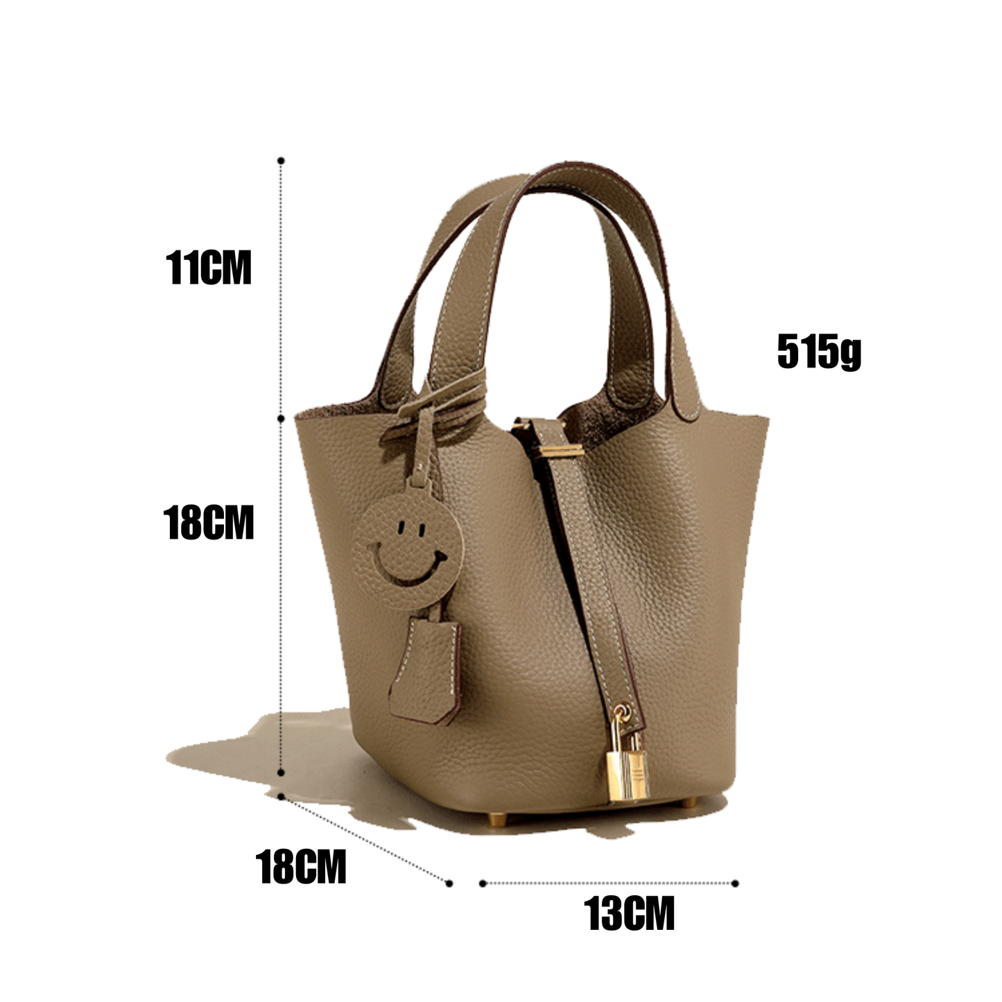 Mini Bucket Leather Bag