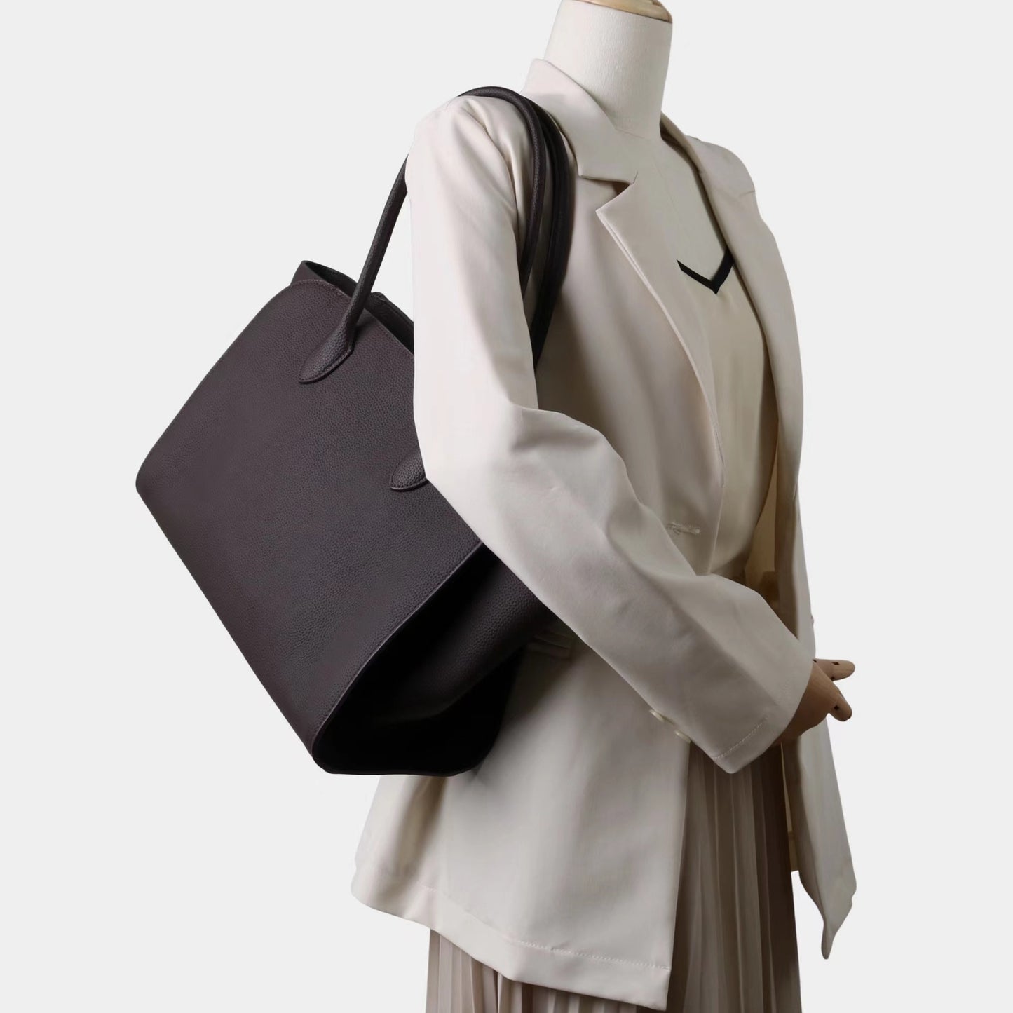 Large Luxurious Leather Tote Bag